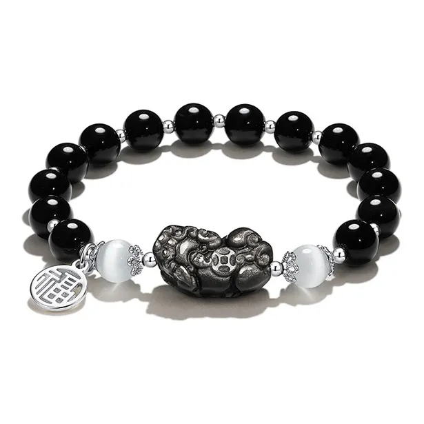 Fan Xing As Season Glass Cat Eye Jade Bracelets Unisex-1