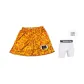 Orange Leopard Print-Orange with High-Rebound Pants