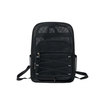 G FAVOR Mesh Fabric Backpack Unisex Multicolor