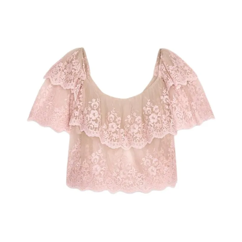 ZARA T Shirts Women's Pink-0