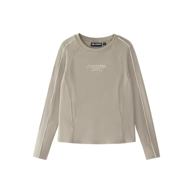 FILA FUSION FUSIONEER Raglan Sleeve T Shirt Women's Vine Brown-0