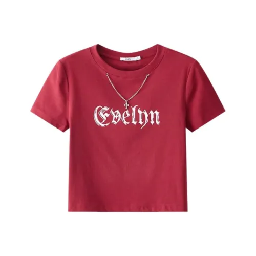 Three Blessings Regular T Shirt Women's Red