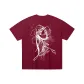Burgundy (White Flower)