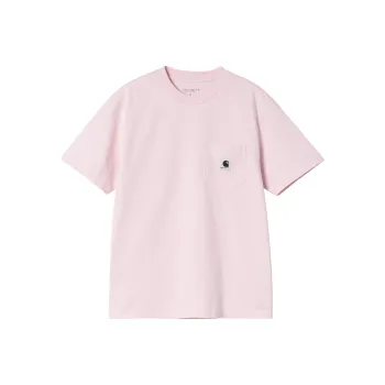 Carhartt WIP S/S Pocket T Shirts Women's Sky Pink