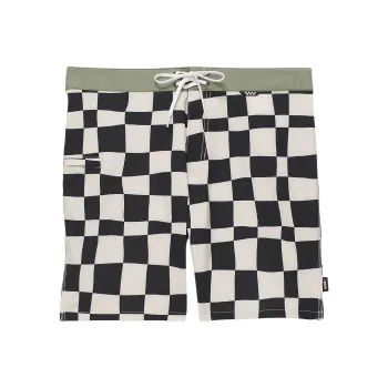 Vans Mte The Daily Check Boardshort Casual Shorts Men's Black White