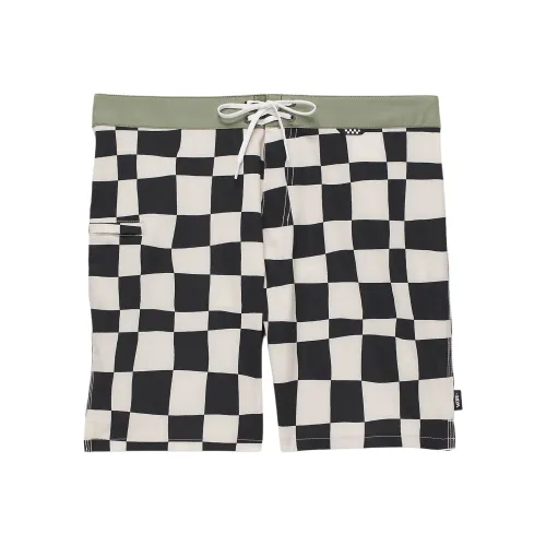 Vans Mte The Daily Check Boardshort Casual Shorts Men's Black White