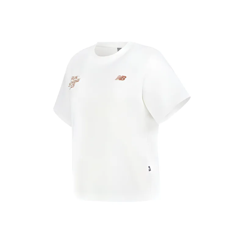 New Balance SS25 T Shirt Women's White-0