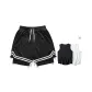 Black Mock Two-Piece (Includes Quick Dry Tank Top)