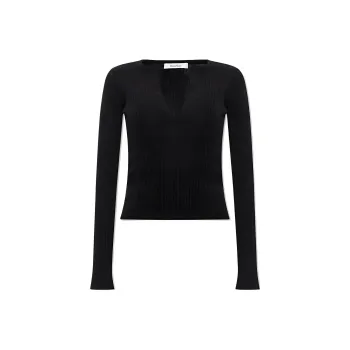 MaxMara Urlo Ribbed Long Sleeve Sweater