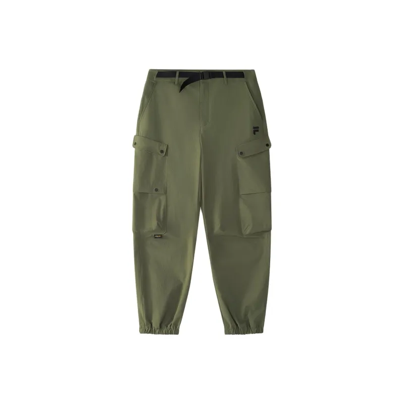 FILA FUSION WORKWEAR Athletic Trousers Men's Gray Wheel Green-0