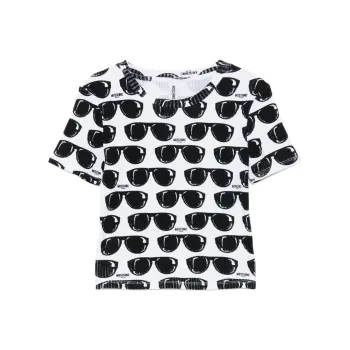 MOSCHINO Sunglasses print T shirt