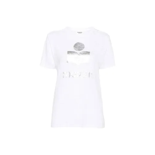 ISABEL MARANT ETOILE Zewel Logo Printed Crewneck T Shirt