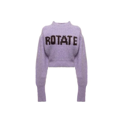 Rotate Crop Tops Women's Purple