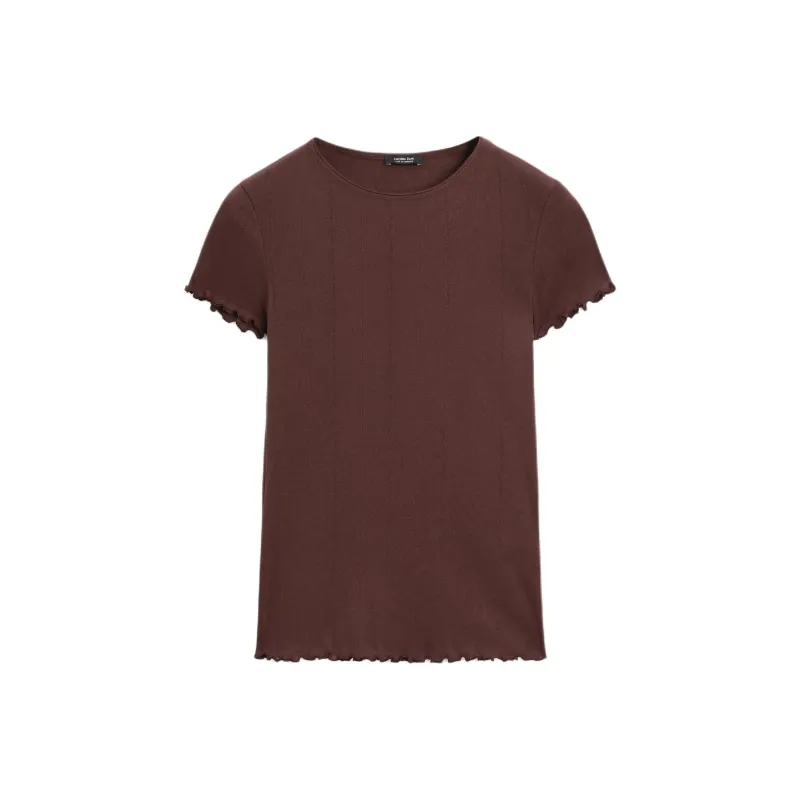 Massimo Dutti T Shirt Women's Red-0