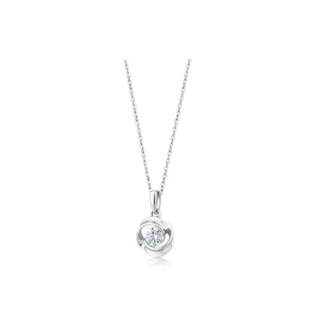 JINGFAN Sterling Silver Necklaces Women's Silver