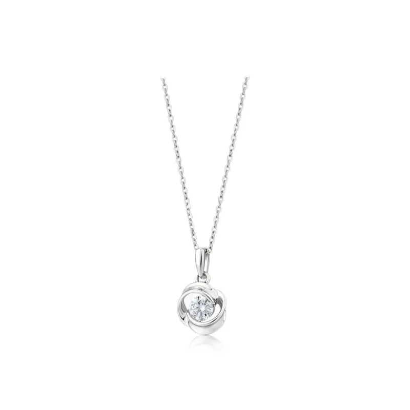 JINGFAN Sterling Silver Necklaces Women's Silver-0