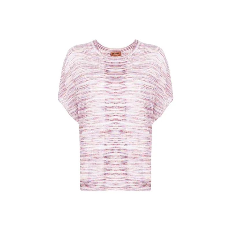 MISSONI Striped Short-sleeved T-shirt-0