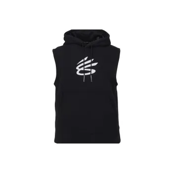 Under Armour SS24 Curry Fleece Basketball Jersey Men's Black