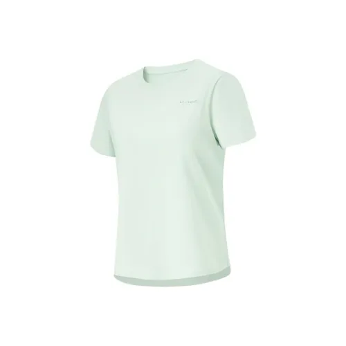 LiNing Fitness Series T-Shirt Women's Ice Fat Green