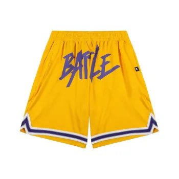 QIAODAN Basketball Shorts Unisex Glazed Yellow