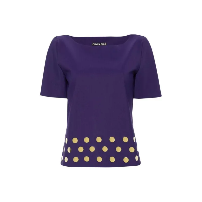 CHIARA BONI La Petite Robe T-Shirt Women's Purple-0