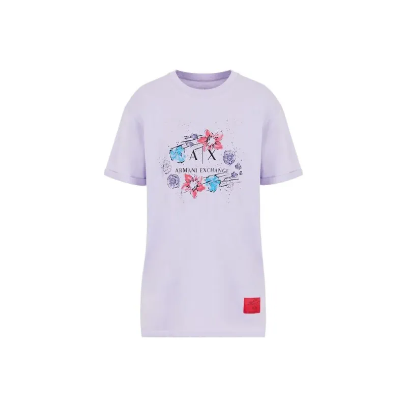 ARMANI EXCHANGEAE T Shirt Women's Purple-0