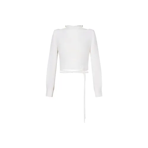 GABRIELE COLANGELO SS24 Crop Tops Women's Xiamudai White