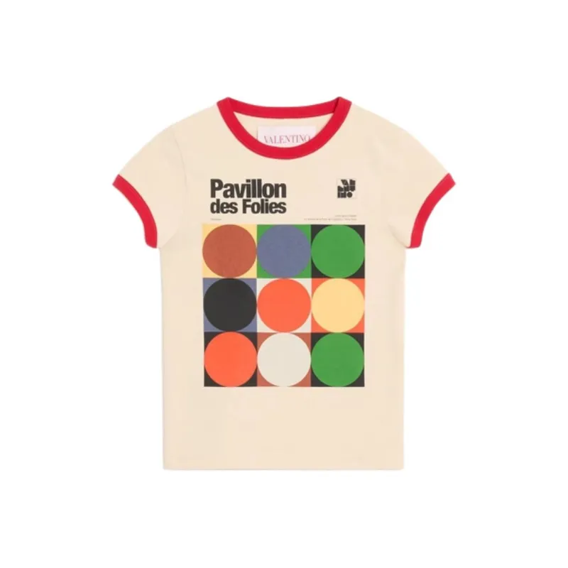 Valentino T Shirt Women's Light Beige-0