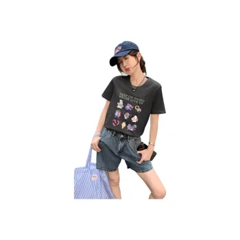 Tonlion T-Shirt Women's Charcoal Gray