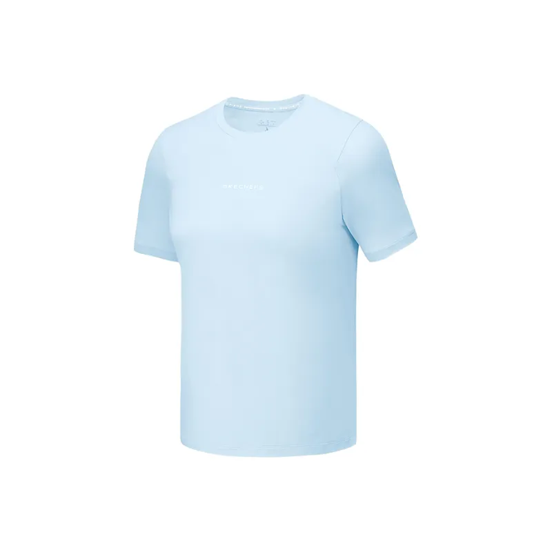 Skechers SS25 T Shirt Women's Frost Blue-0