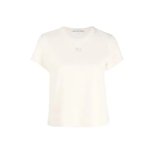 Alexander Wang T Shirts Women's Ivory White