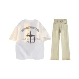 White+Yellow Mud Jeans
