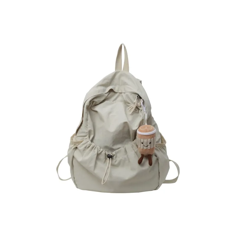 GEERDUN Nylon Fabric Backpack Unisex Multicolor-4