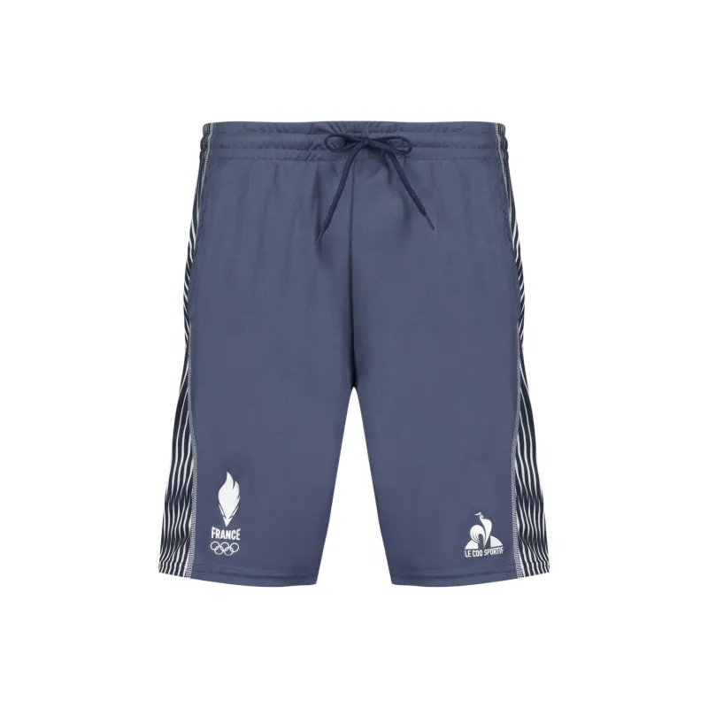 Le Coq Sportif Paris Olympic Games Series Sports Shorts Men's Blue-0