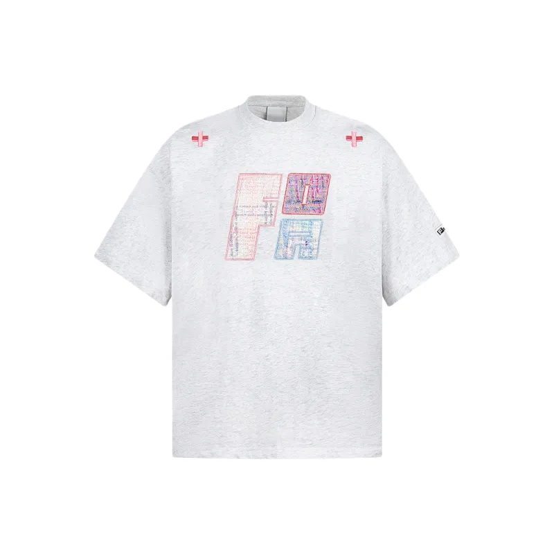 FOASIS Regular T Shirt Unisex Heather Gray-0