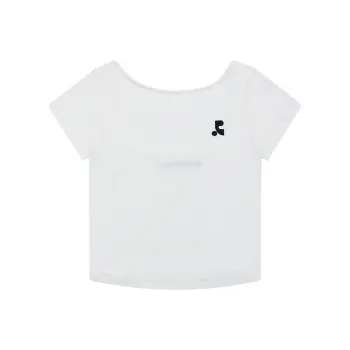 YUZHAOLIN Trendy Backless Boat Neck T Shirt Unisex