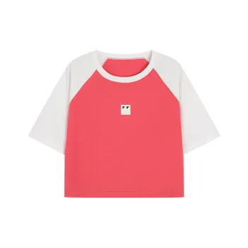 UOOYAA BABY MOSAIC Series Crop Tops Women's Red