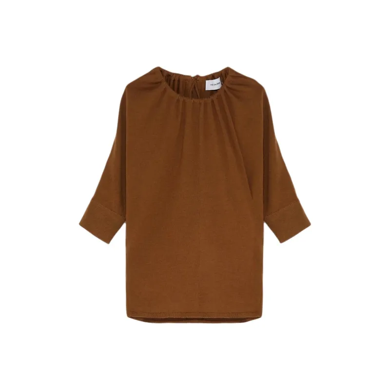 Yves Salomon Tie fastening Wool Knitted Top-0
