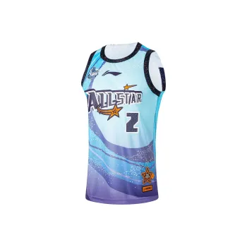 LiNing CBA Collection Basketball Collection Basketball Jersey Men's Wave Blue