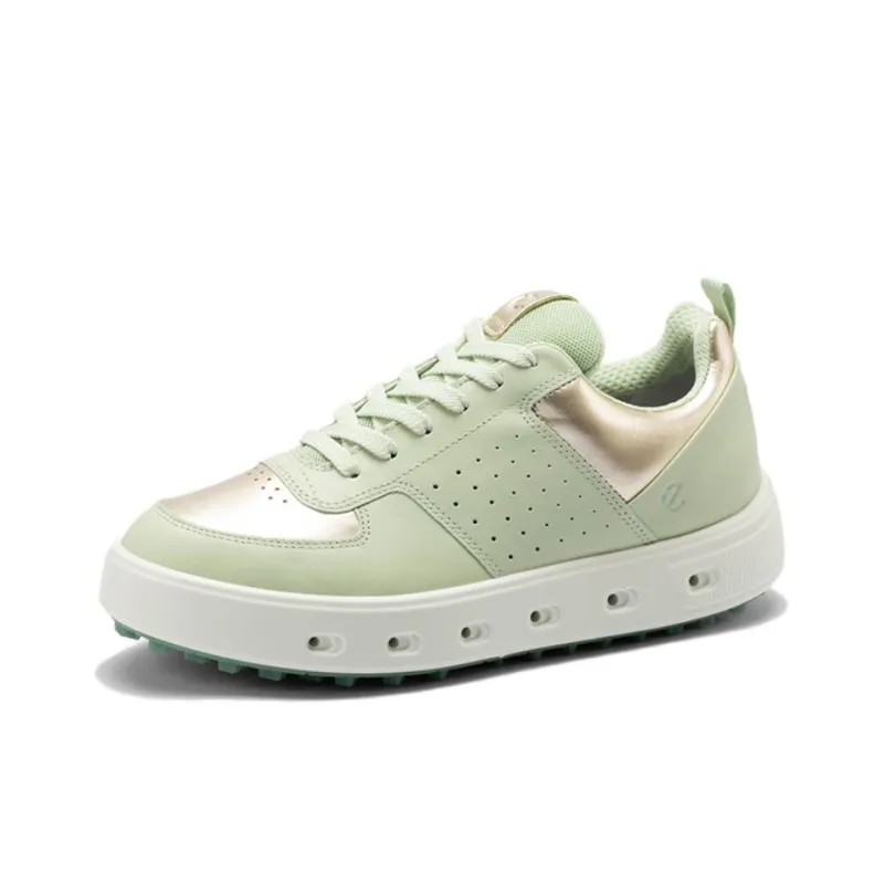 Ecco Street 720 Series Low Top Golf Shoes Women's Green-1