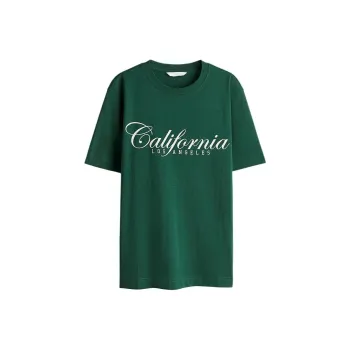 H&M T Shirts Women's Dark Green