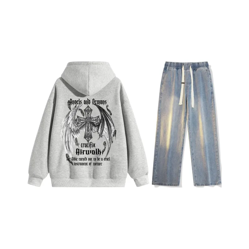 Airwalk Sweatshirt Sets Unisex-34