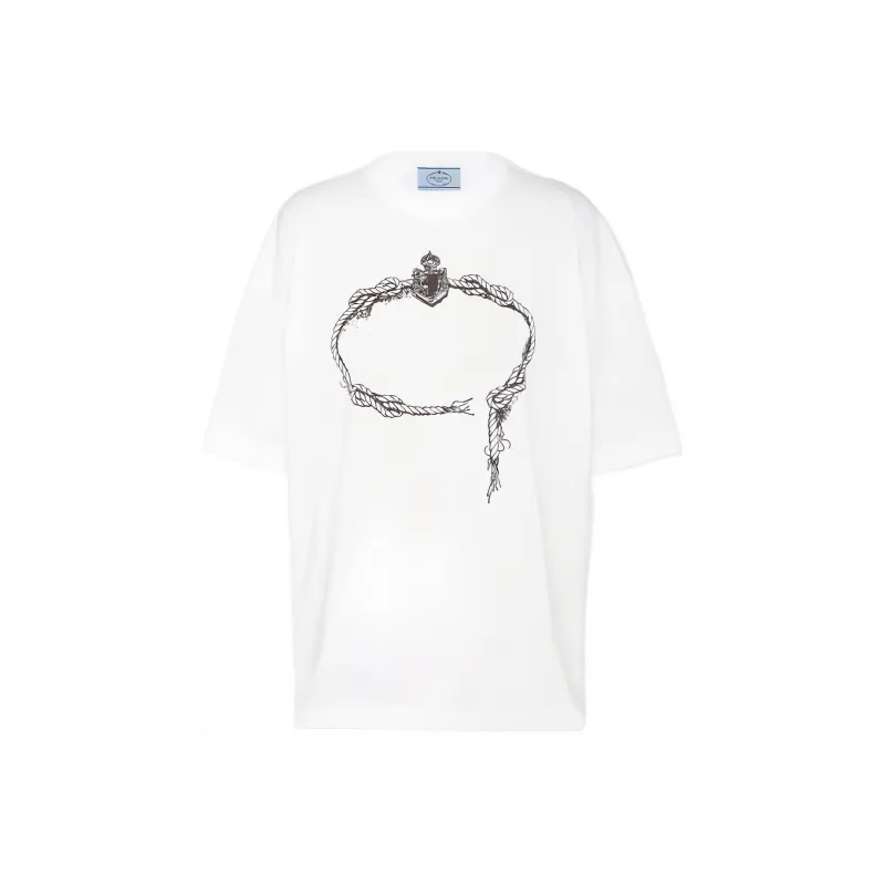 PRADA T Shirts Women's White-0