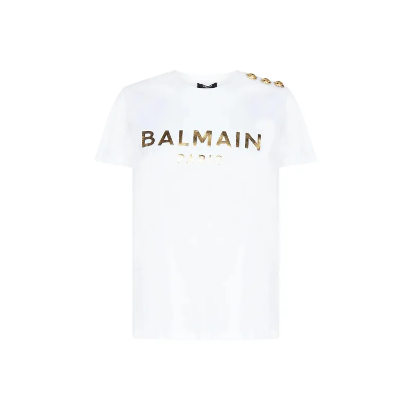 BALMAIN T Shirts Women's White-0