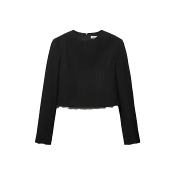 ZARA Crop Tops Women's Black