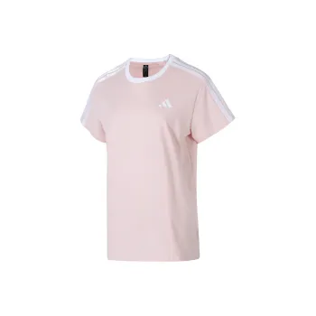 Adidas BOYFRIEND Regular T Shirt Women's Light Pink/White