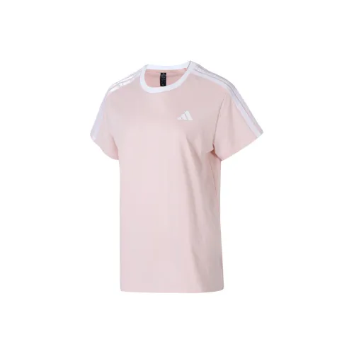 Adidas BOYFRIEND Regular T Shirt Women's Light Pink/White
