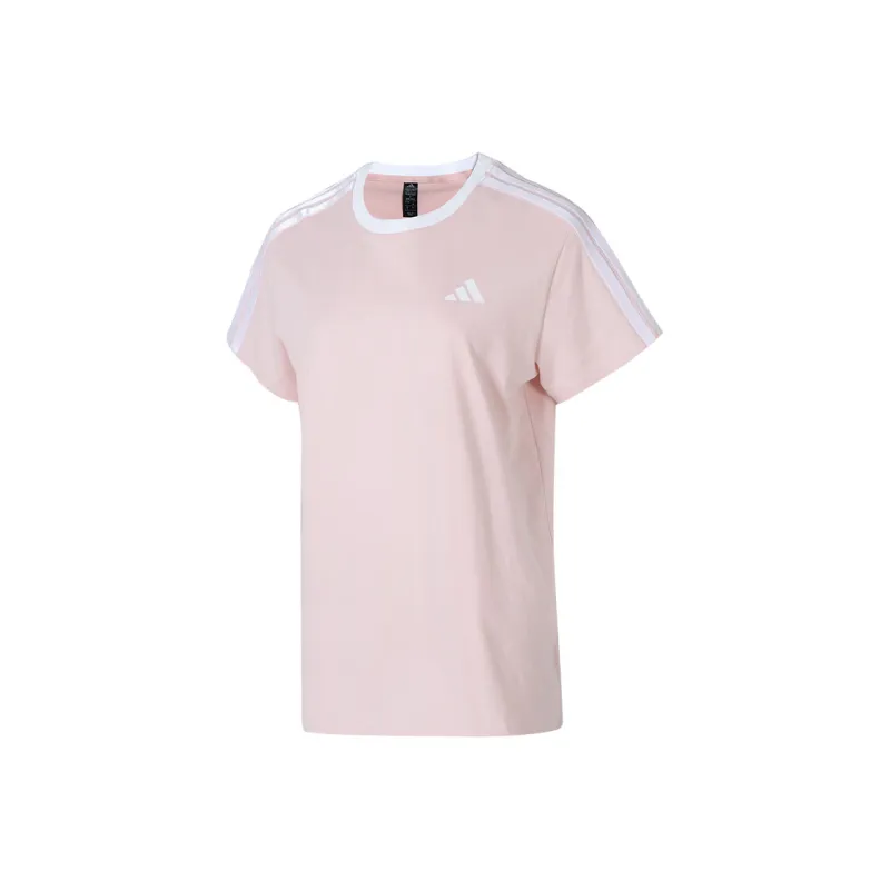Adidas BOYFRIEND Regular T Shirt Women's Light Pink/White-0