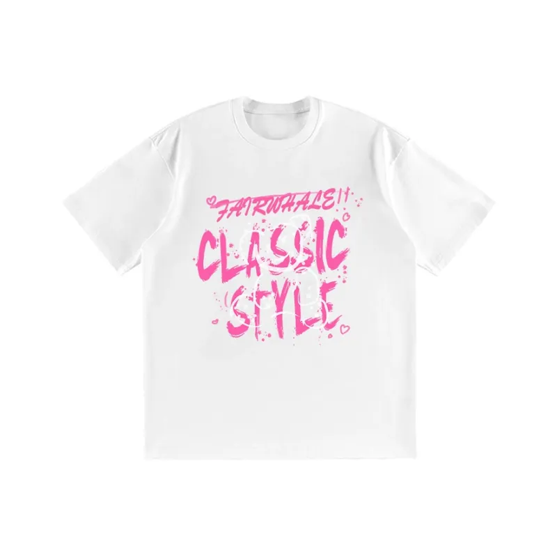 FAIRWHALE Drop Shoulder Sleeve T Shirt Unisex-6