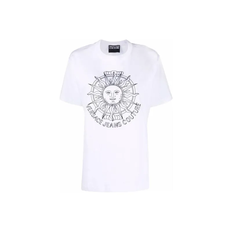 VERSACE JEANS COUTURE T Shirts Unisex White-0